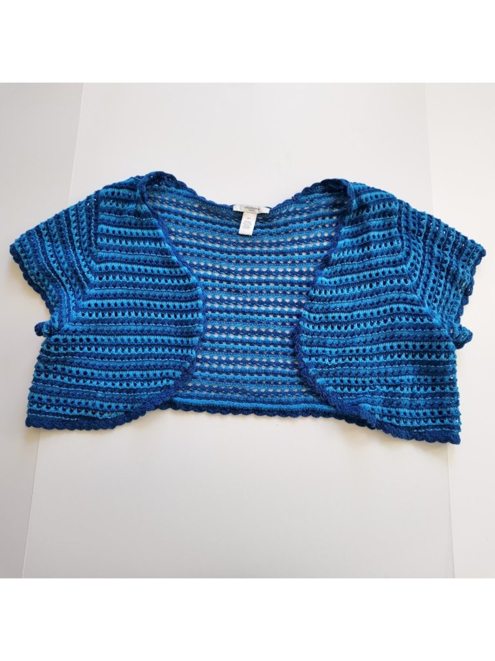 y2k bolero knit striped by liz clairborne size 2XL petite vintage 2000s